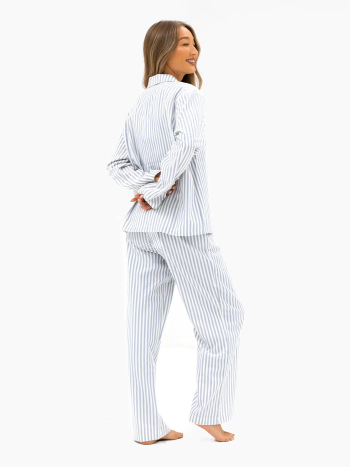 Suki Stripe Shirt - Light Grey Stripe