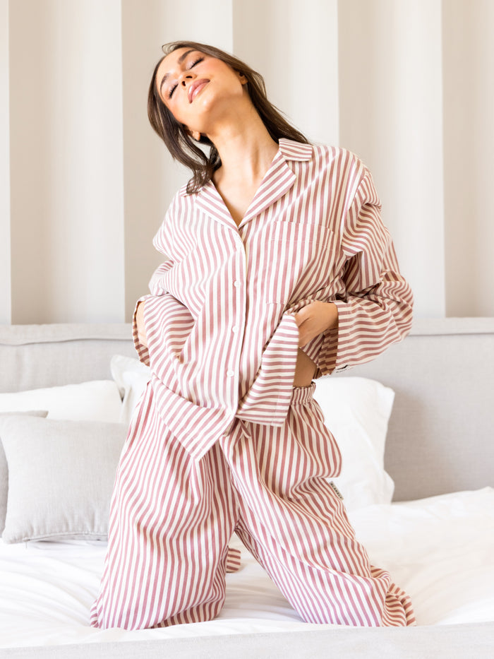 Suki Stripe Shirt - Red Stripe