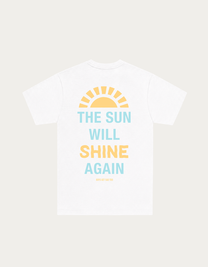SUN WILL SHINE AGAIN TEE WHITE