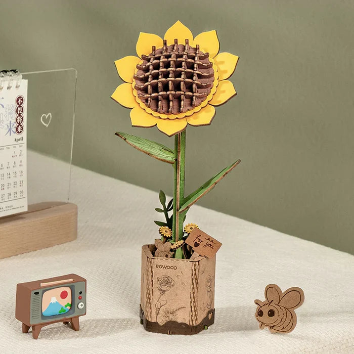 Sunflower DIY Wooden Bloom Craft - The New York Public Library Shop