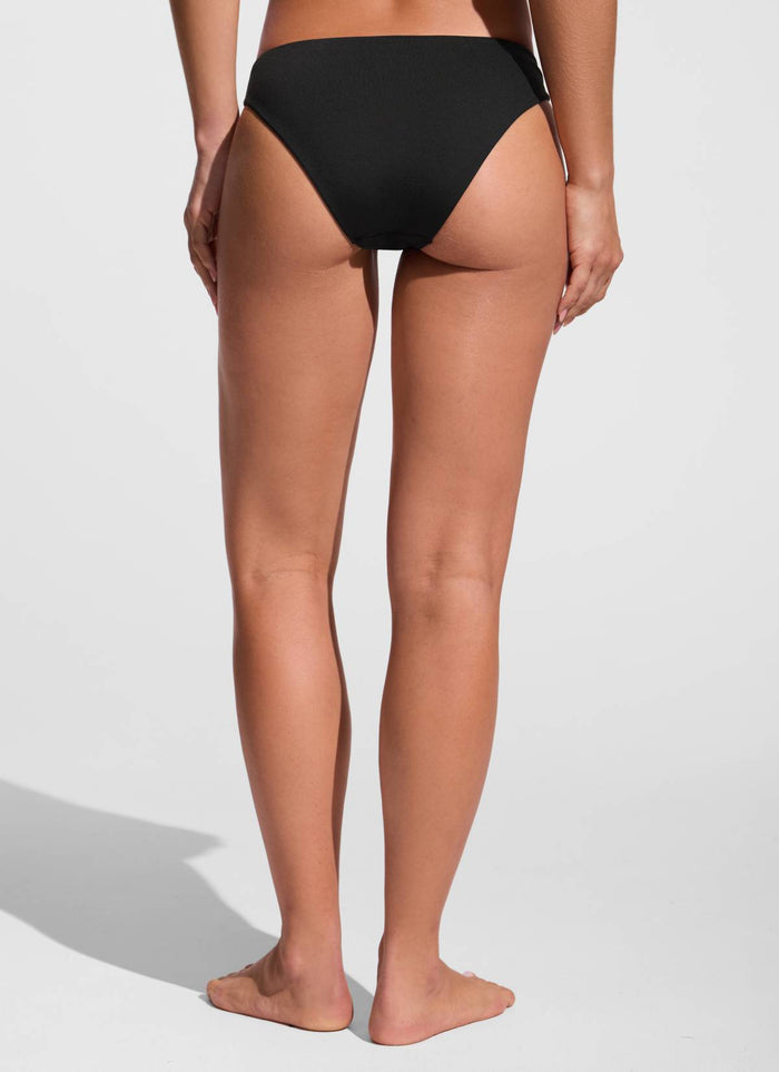 CRZ YOGA Women's Swimwear Bottoms Sunshine Bikini Bottoms Low Rise Black