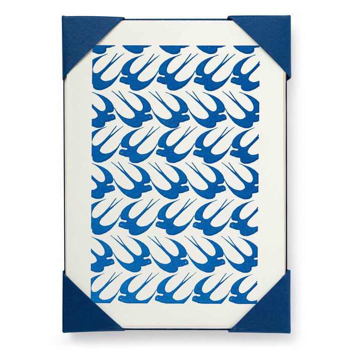 Swallows Letterpress Notecard Set