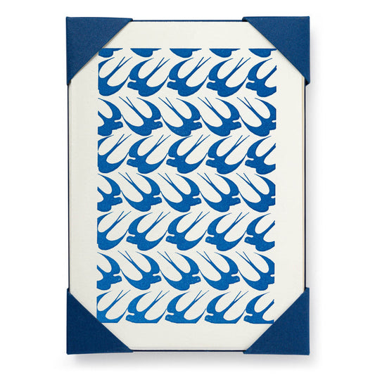 Swallows Letterpress Notecard Set