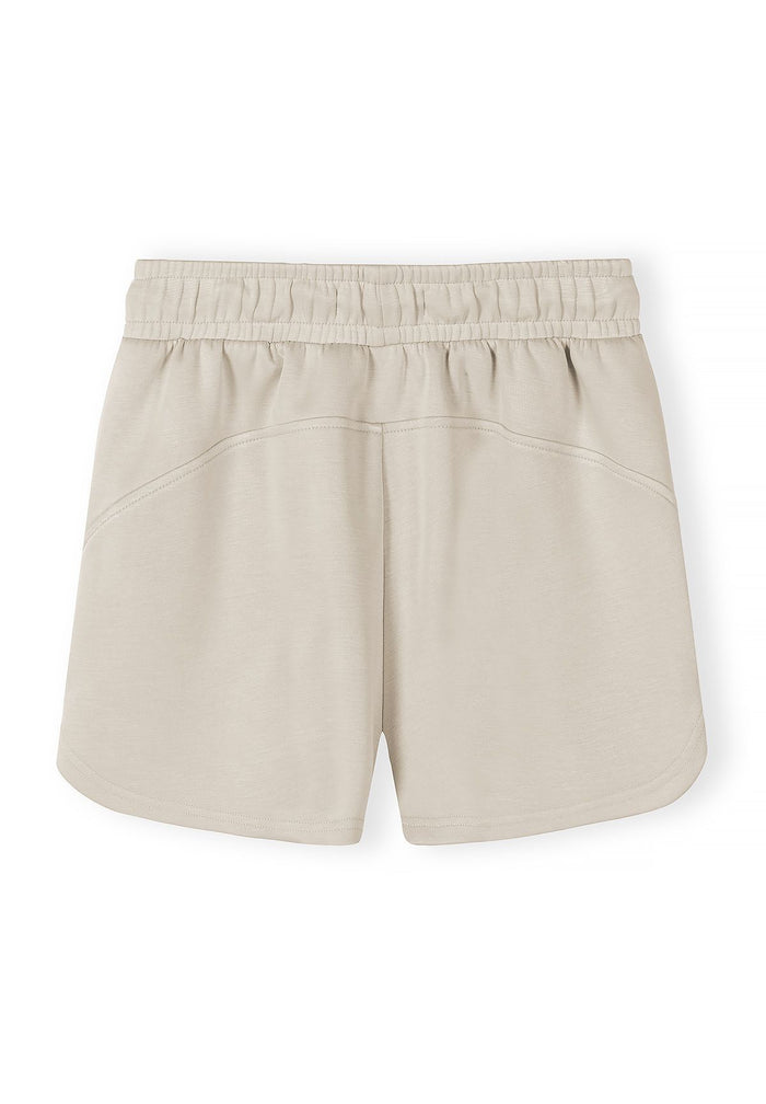 Sweatshirt and Shorts Set, Beige, Loungewear - 6
