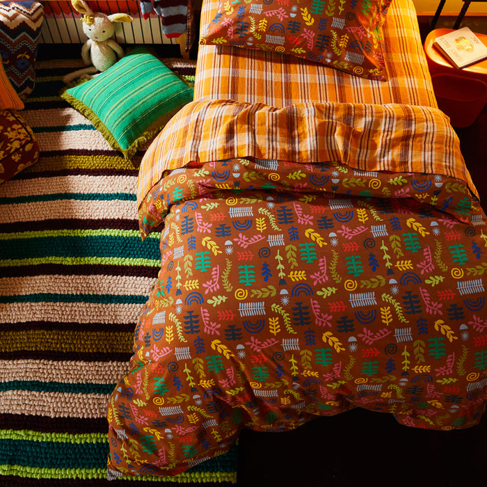 Teo Cotton Quilt Cover Single