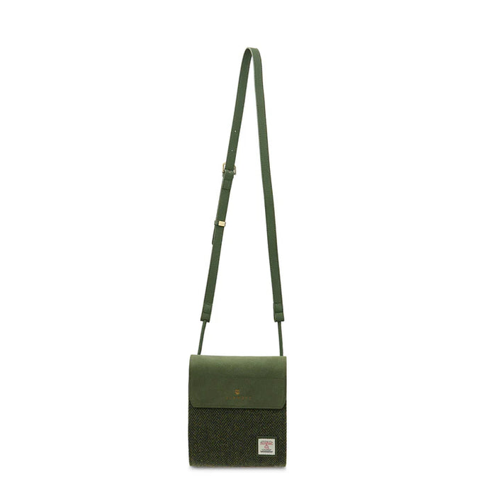 The Eilidh - Dark Green Herringbone