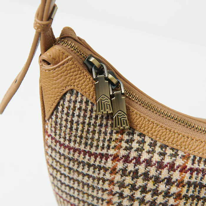 The Ellon - Beige Dogtooth