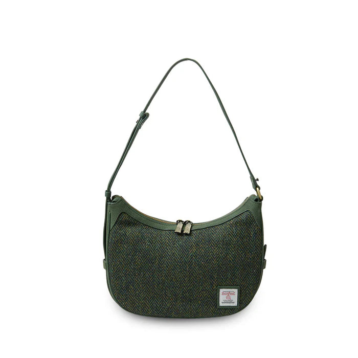 The Ellon - Dark Green Herringbone