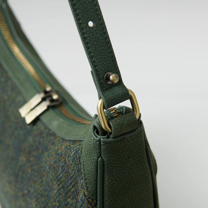 The Ellon - Dark Green Herringbone