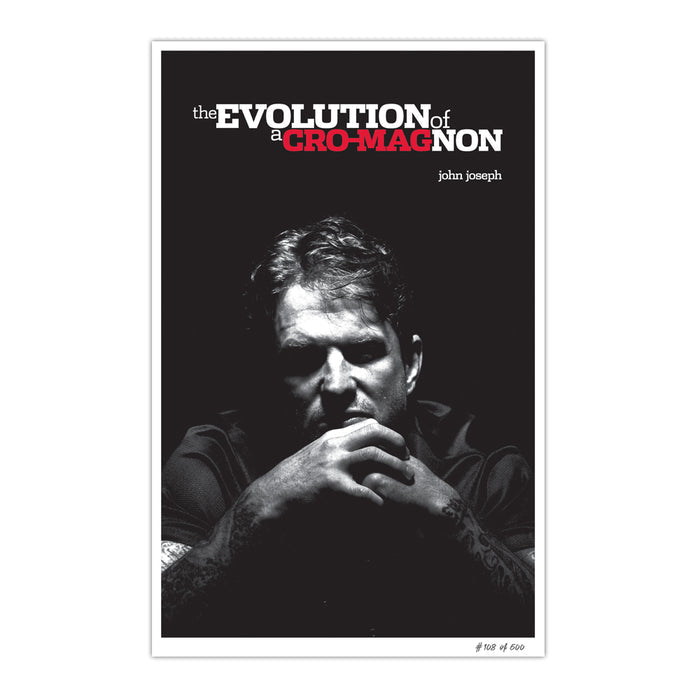 john joseph The Evolution Of A Cro-Magnon - 11" X 17" Hand Numbered Print