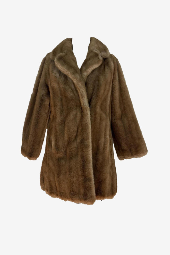 Tissavel French Faux Fur Coat