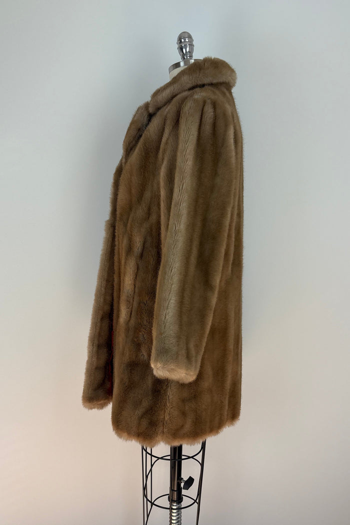Tissavel French Faux Fur Coat