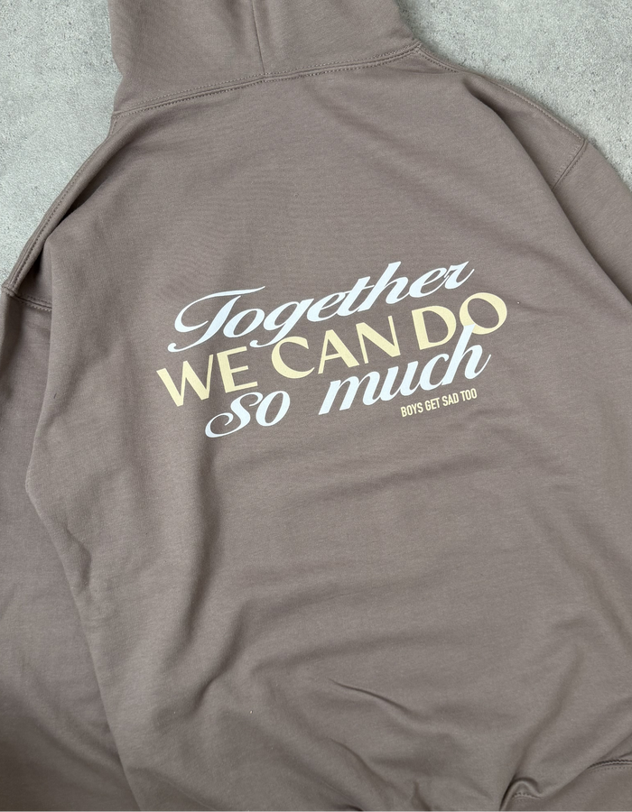 TOGETHER WE CAN HOODY KHAKI