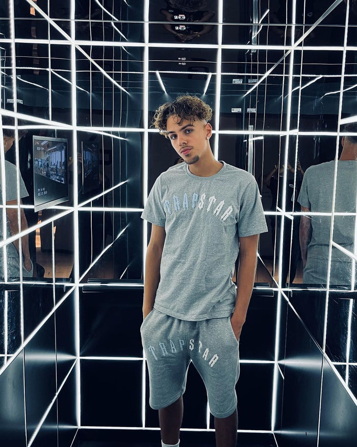Trapstar Irongate Arch Short Set Grey Ice Edition
