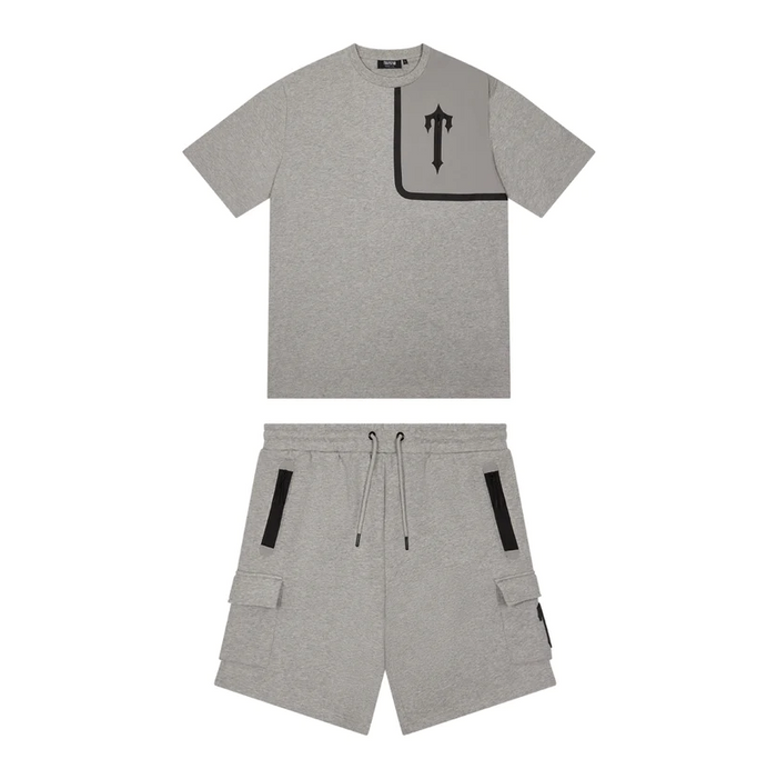 Trapstar Irongate T Tech Zip/T-Shirt Grey