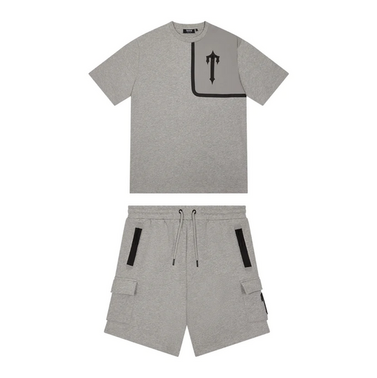 Trapstar Irongate T Tech Zip/T-Shirt Grey