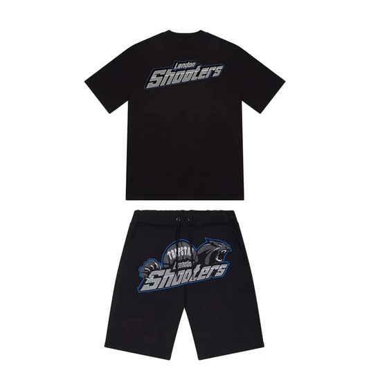 Trapstar Shooters Short Set Black Ice Flavours