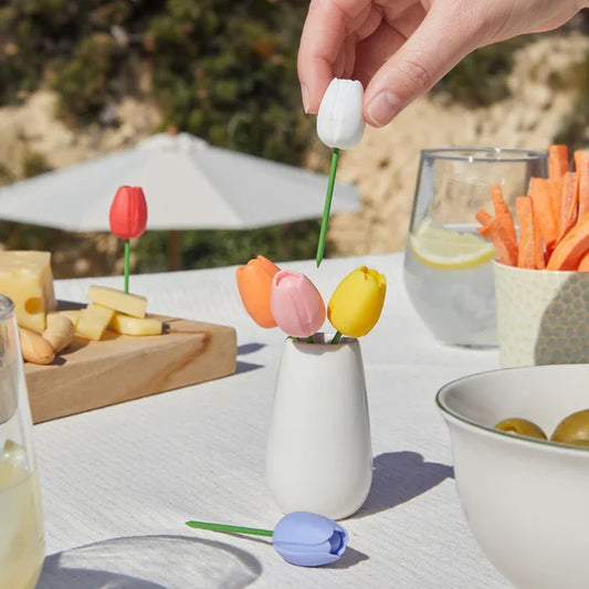 Tulip Snack Forks - The New York Public Library Shop