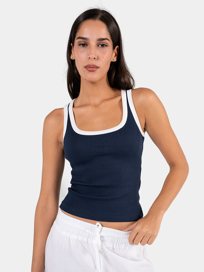NAVY X WHITE / XS