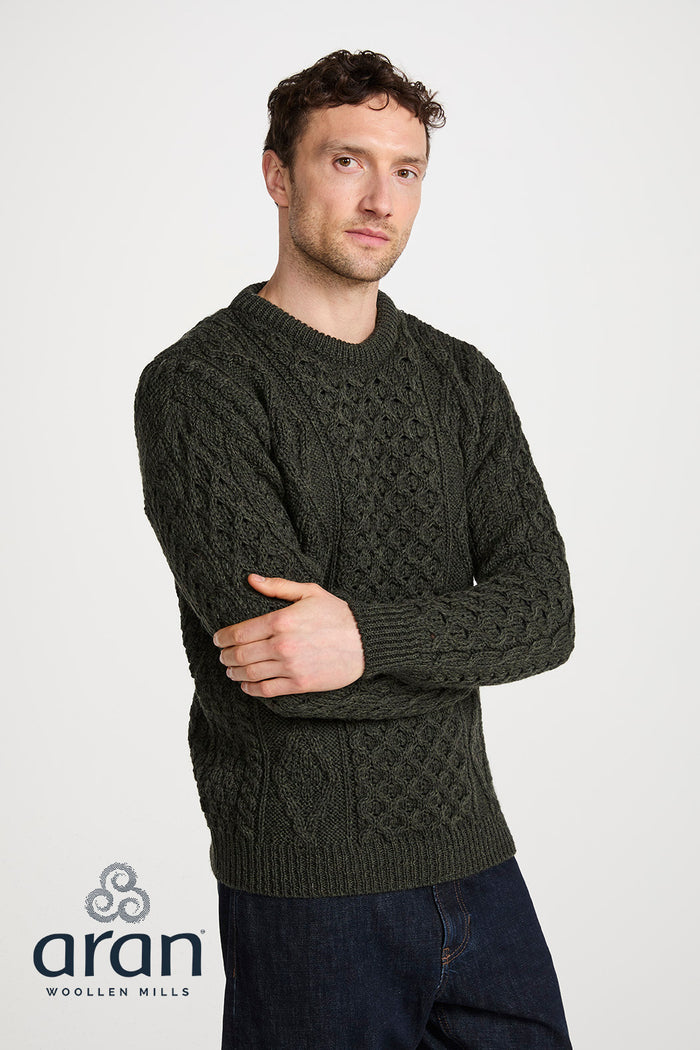 Unisex Heritage Sweater - Army Green