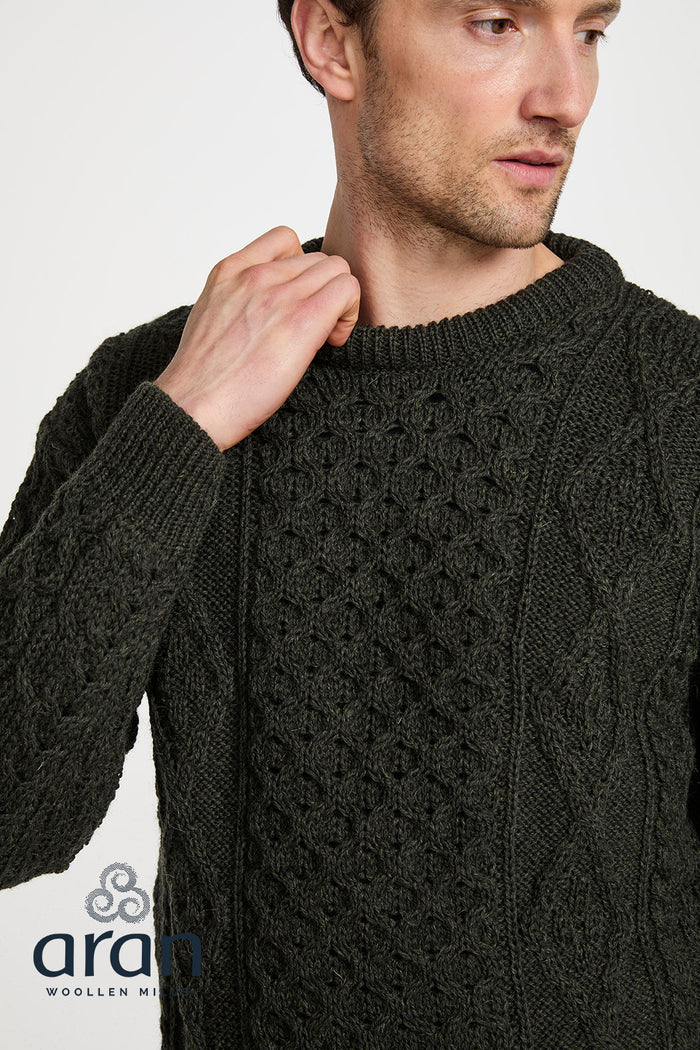Unisex Heritage Sweater - Army Green