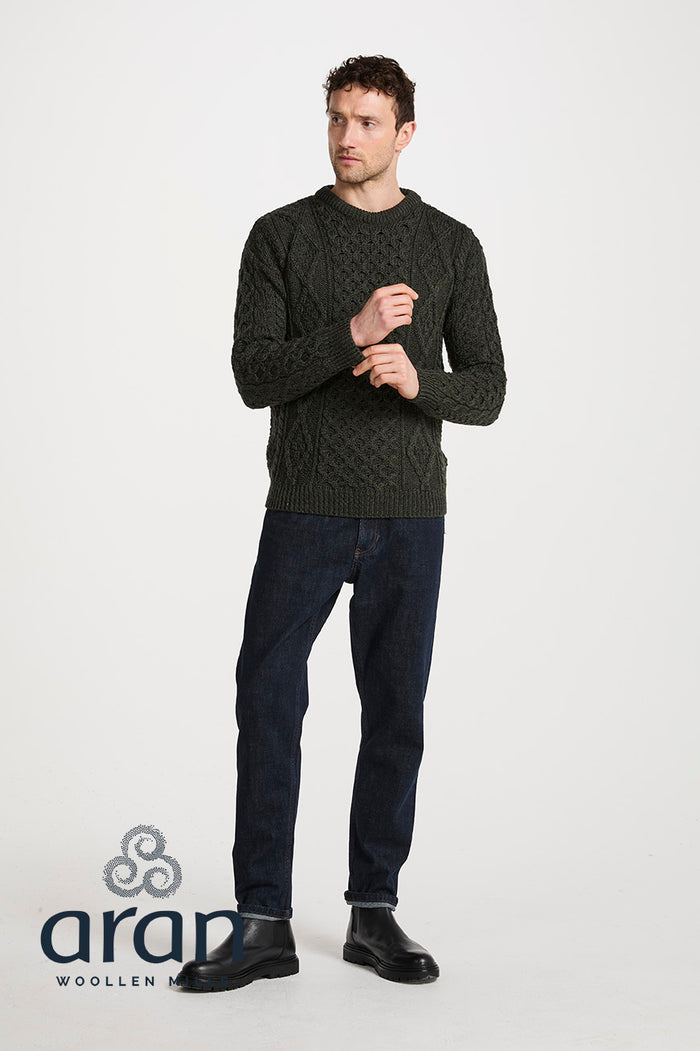 Unisex Heritage Sweater - Army Green