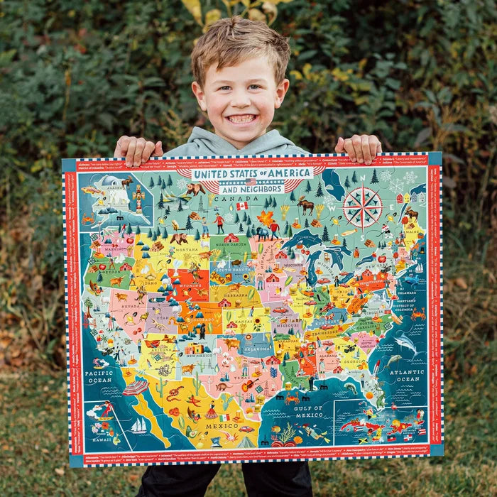 USA Map Giant Puzzle