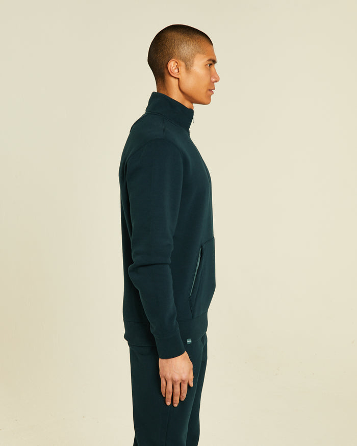 Valentino Half Zip Midnight Green