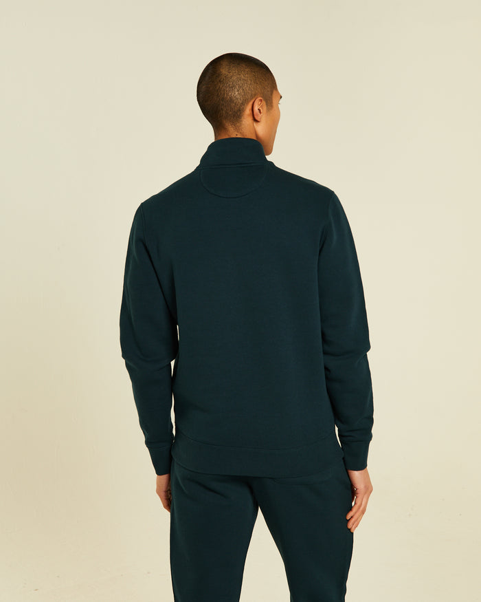 Valentino Half Zip Midnight Green