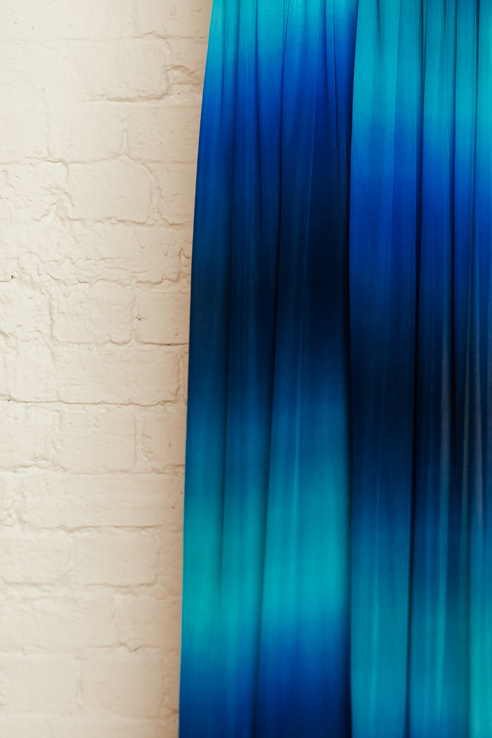 Vintage Allen Gar Ombre Maxi Dress image 3