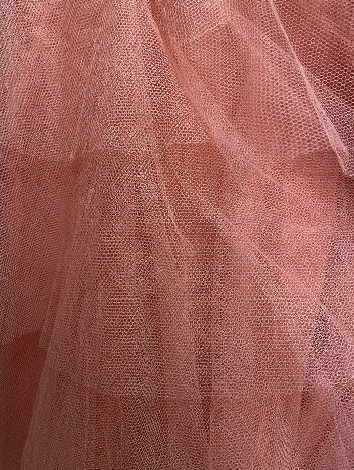 Vintage Apricot Tulle Cocktail Gown image 6