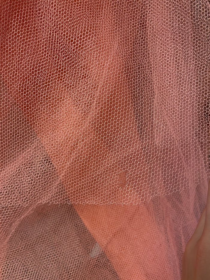 Vintage Apricot Tulle Cocktail Gown image 7