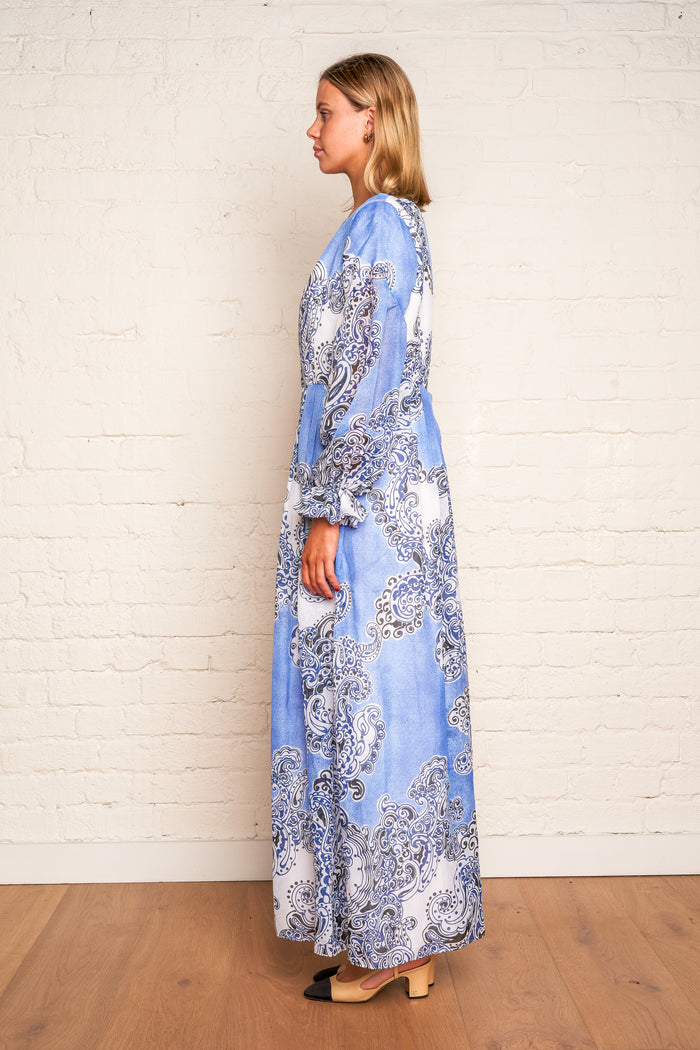 Vintage Sekers Fabric Hostess Gown image 2