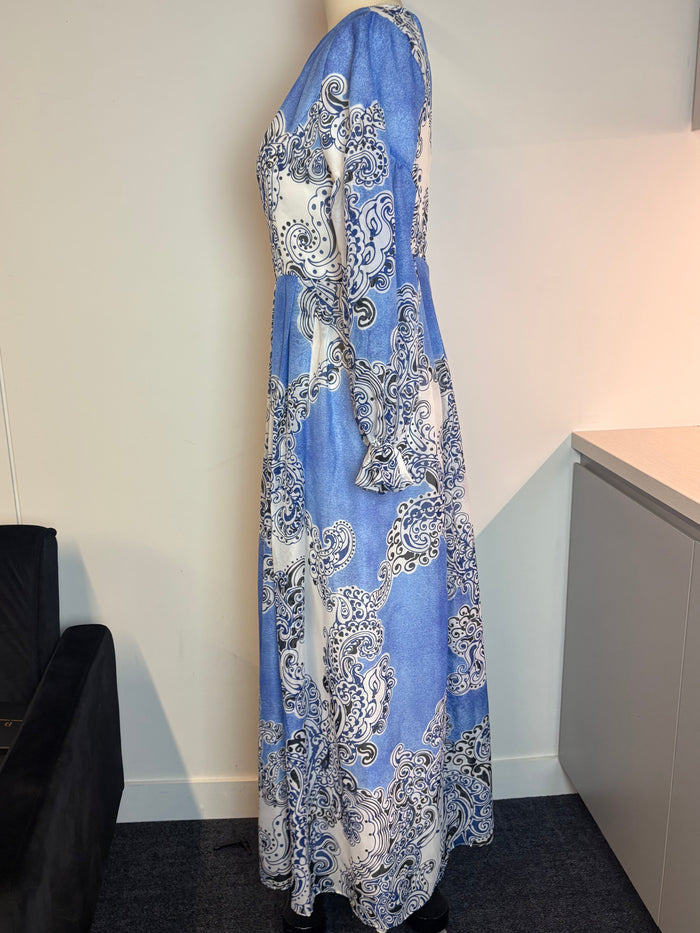 Vintage Sekers Fabric Hostess Gown