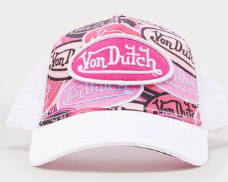 Von Dutch - Billboard Trucker ( Pink) - Clique Apparel