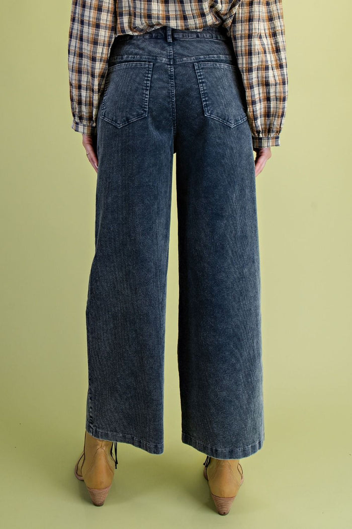Washed Corduroy Pants