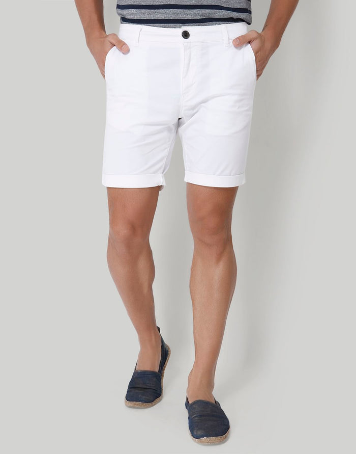 White Chino Shorts