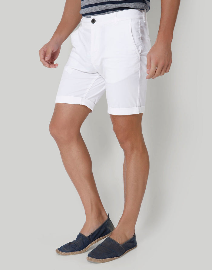 White Chino Shorts
