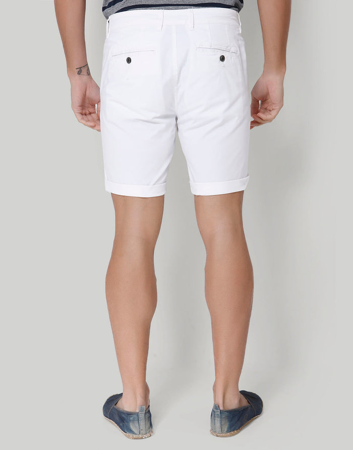White Chino Shorts