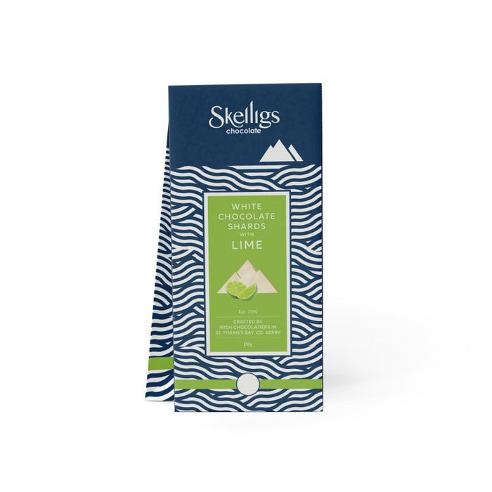 White Chocolate Shards with Lime