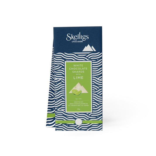White Chocolate Shards with Lime