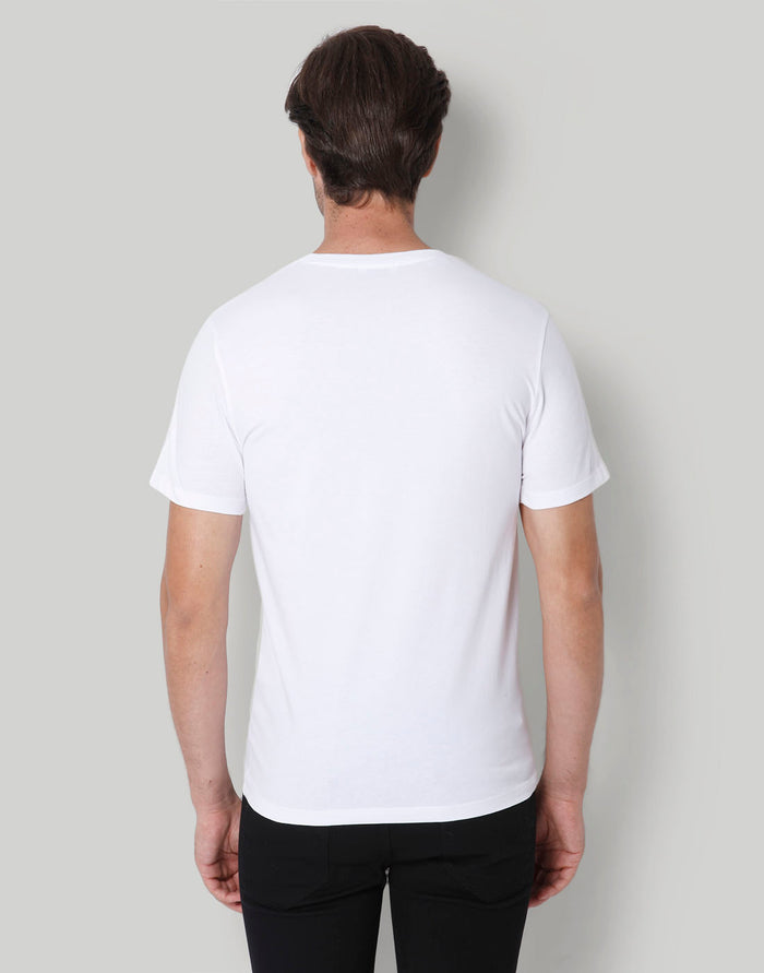 White Floral Print Crew Neck T-Shirt