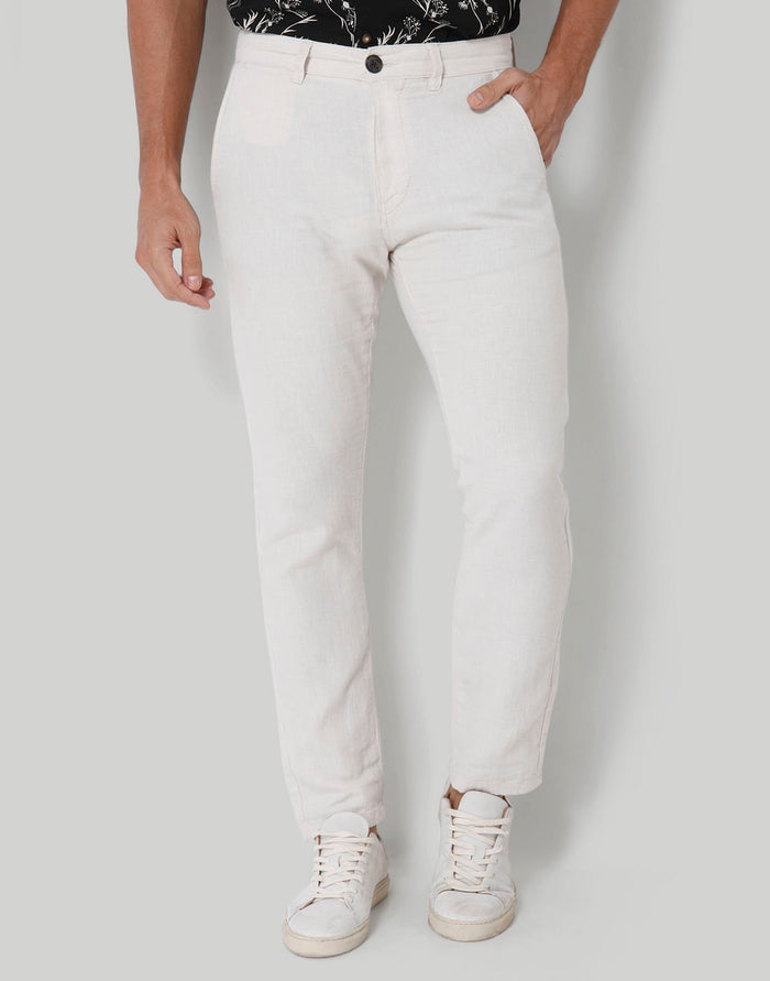 White Formal Trousers