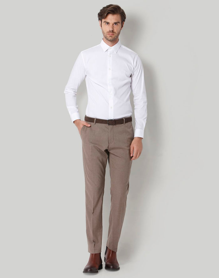 White Formal Trousers