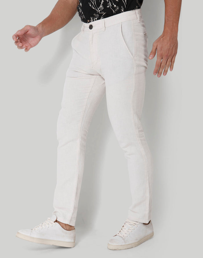 White Formal Trousers