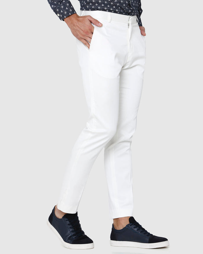 White Formal Trousers