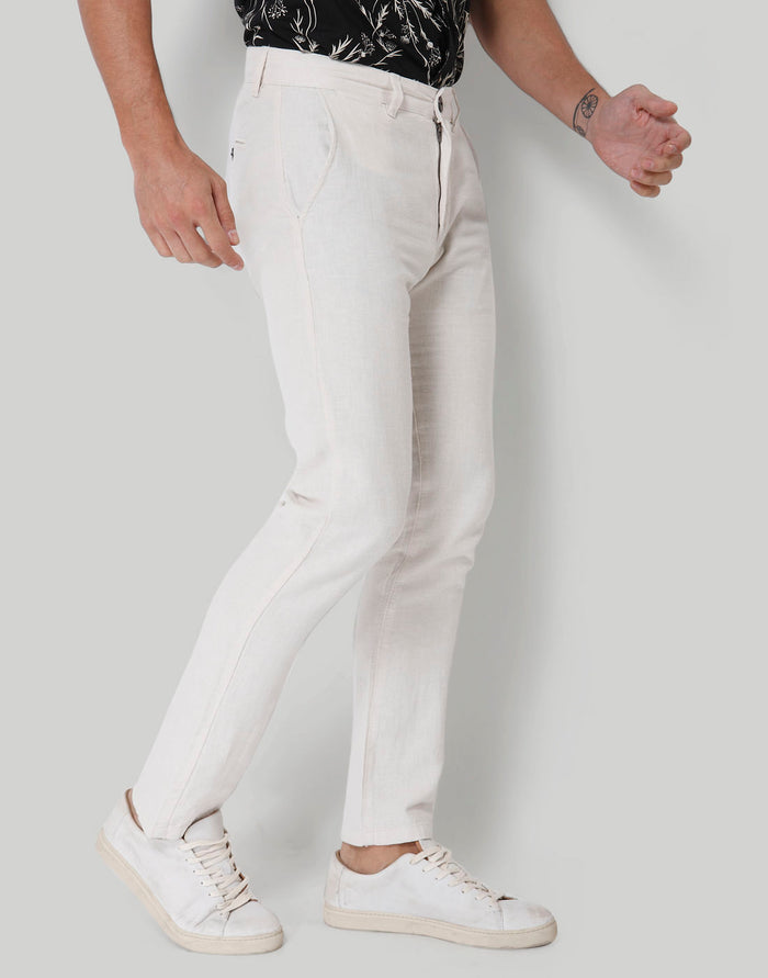 White Formal Trousers
