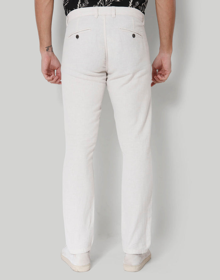 White Formal Trousers