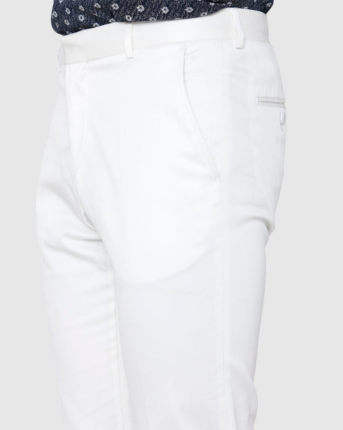 White Formal Trousers