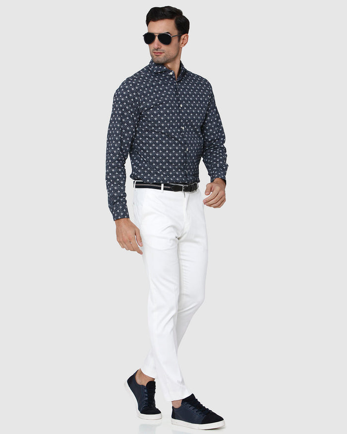 White Formal Trousers